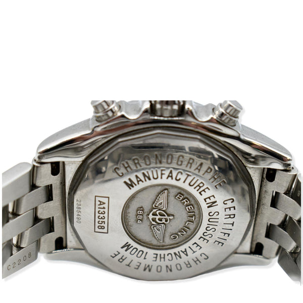 BREITLING Chrono Cockpit Automatic Pilot Bracelet Watch Diamond Bezel 38MM - 25% OFF