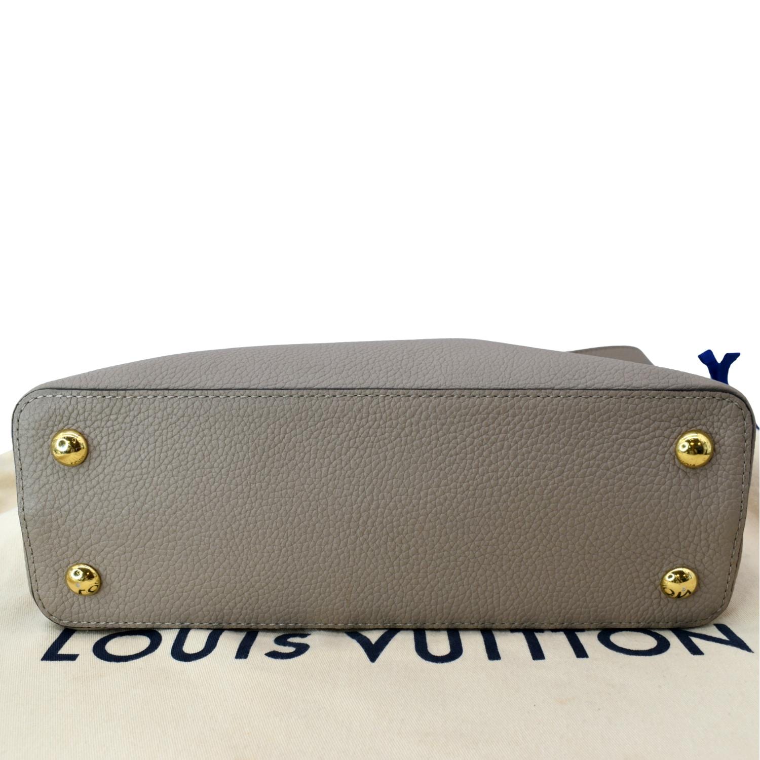 Louis Vuitton Taurillon Python Trim Capucines MM Satchel For Sale at 1stDibs