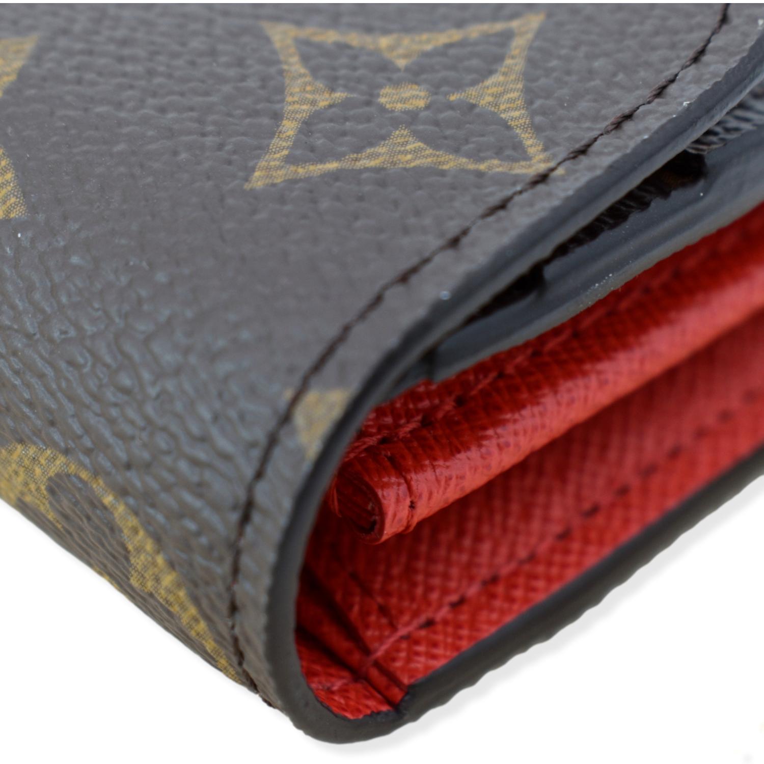 black and red louis vuittons wallet