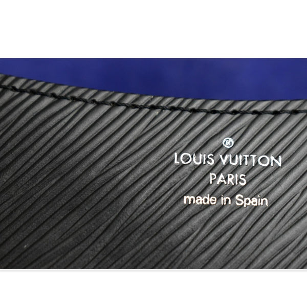 LOUIS VUITTON Buci Epi Grained Leather Shoulder Bag Black