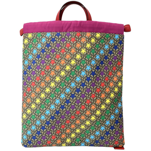 GUCCI Children's Star Print GG Supreme Monogram Backpack Multicolor 550775