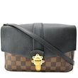 LOUIS VUITTON Clapton  Damier Ebene Crossbody Bag Black