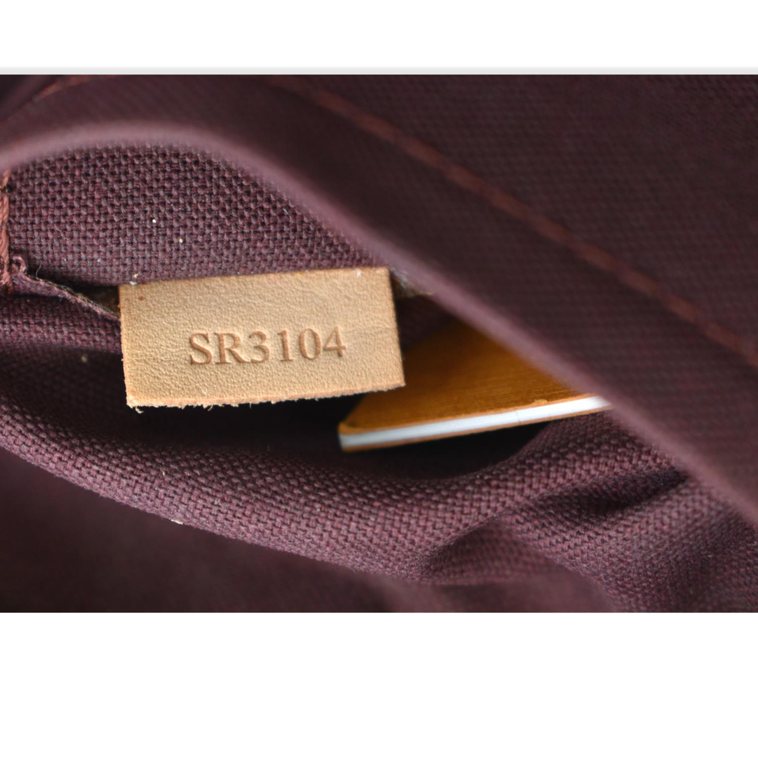 Turenne cloth handbag Louis Vuitton Brown in Cloth - 24970113
