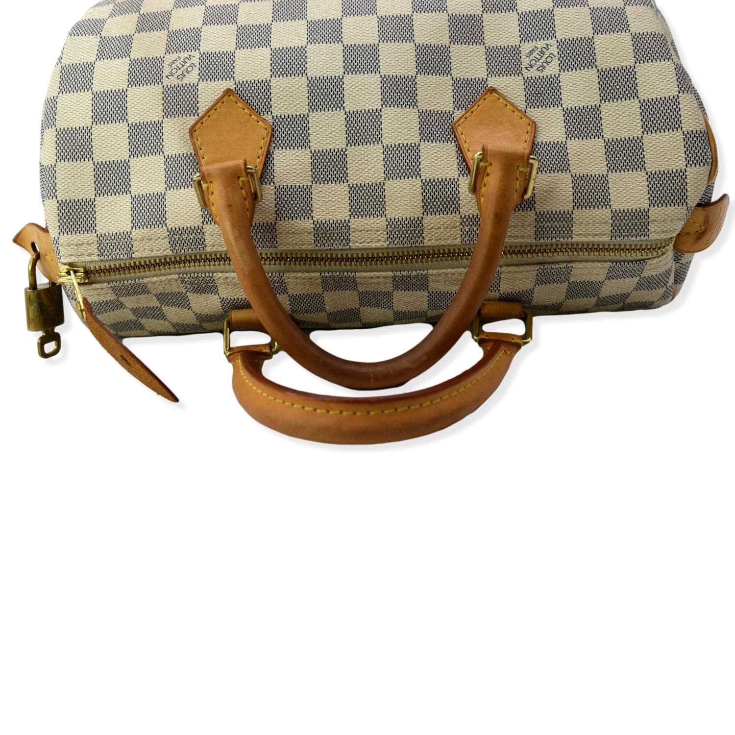 Louis Vuitton Speedy 30 Damier Azur : Review : What's In My Bag : Modeling  Shots 