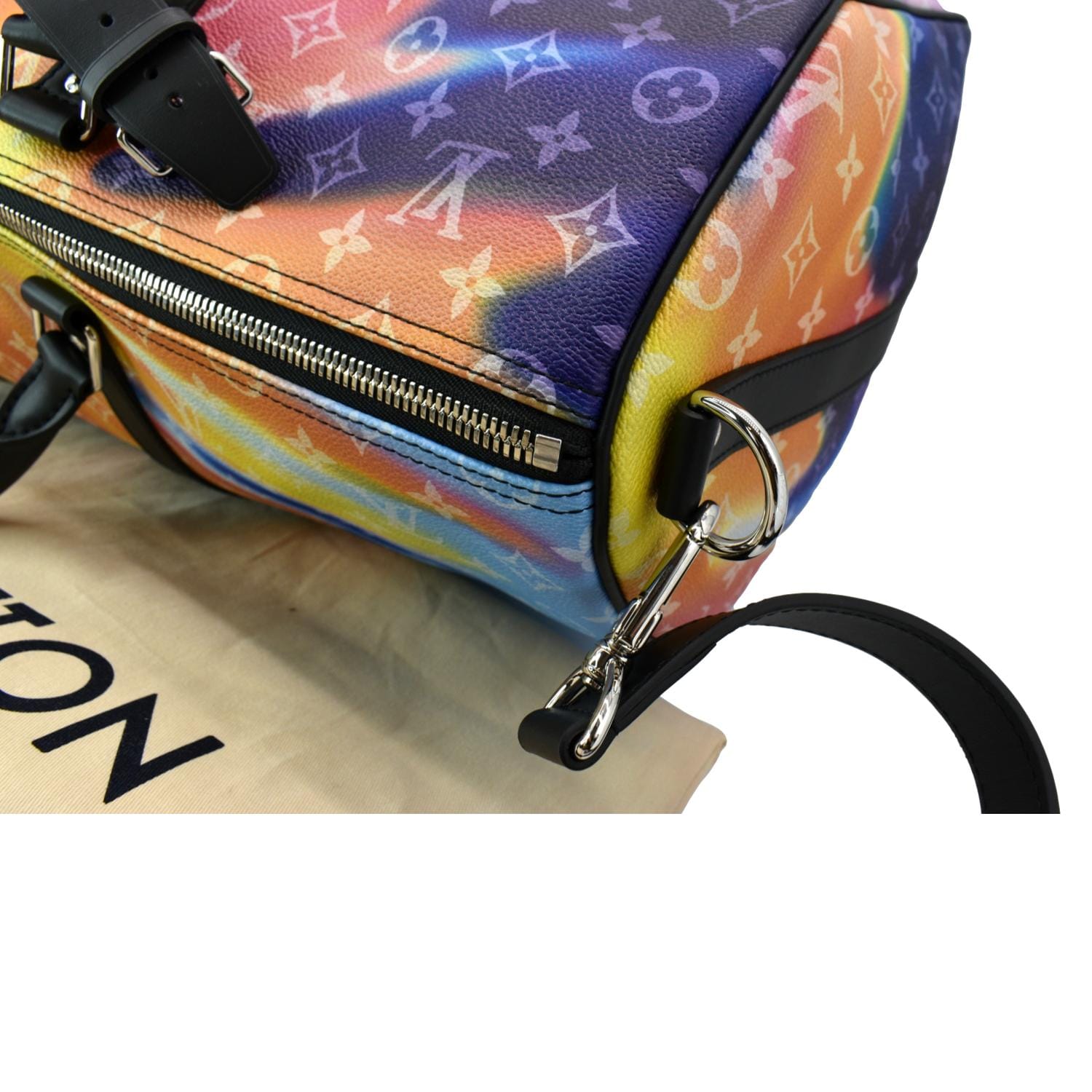 Louis Vuitton Keepall Bandouliere Bag Limited Edition Monogram Sunset  Canvas XS Multicolor 21440720