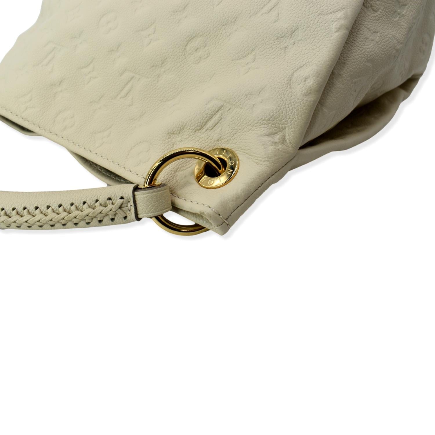 Louis Vuitton Cream Monogram Empreinte Leather Artsy MM Bag at 1stDibs   monogram empreinte bumbag, louis vuitton cream monogram bag, lv bags cream