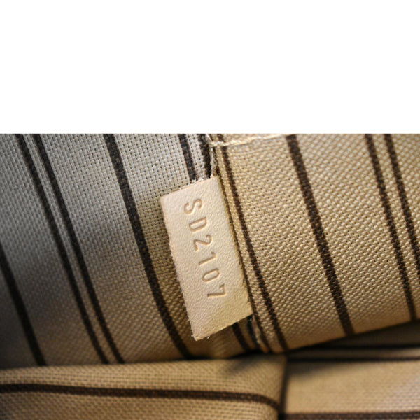 LOUIS VUITTON Neverfull Monogram Canvas Pochette Wristlet Pouch Brown