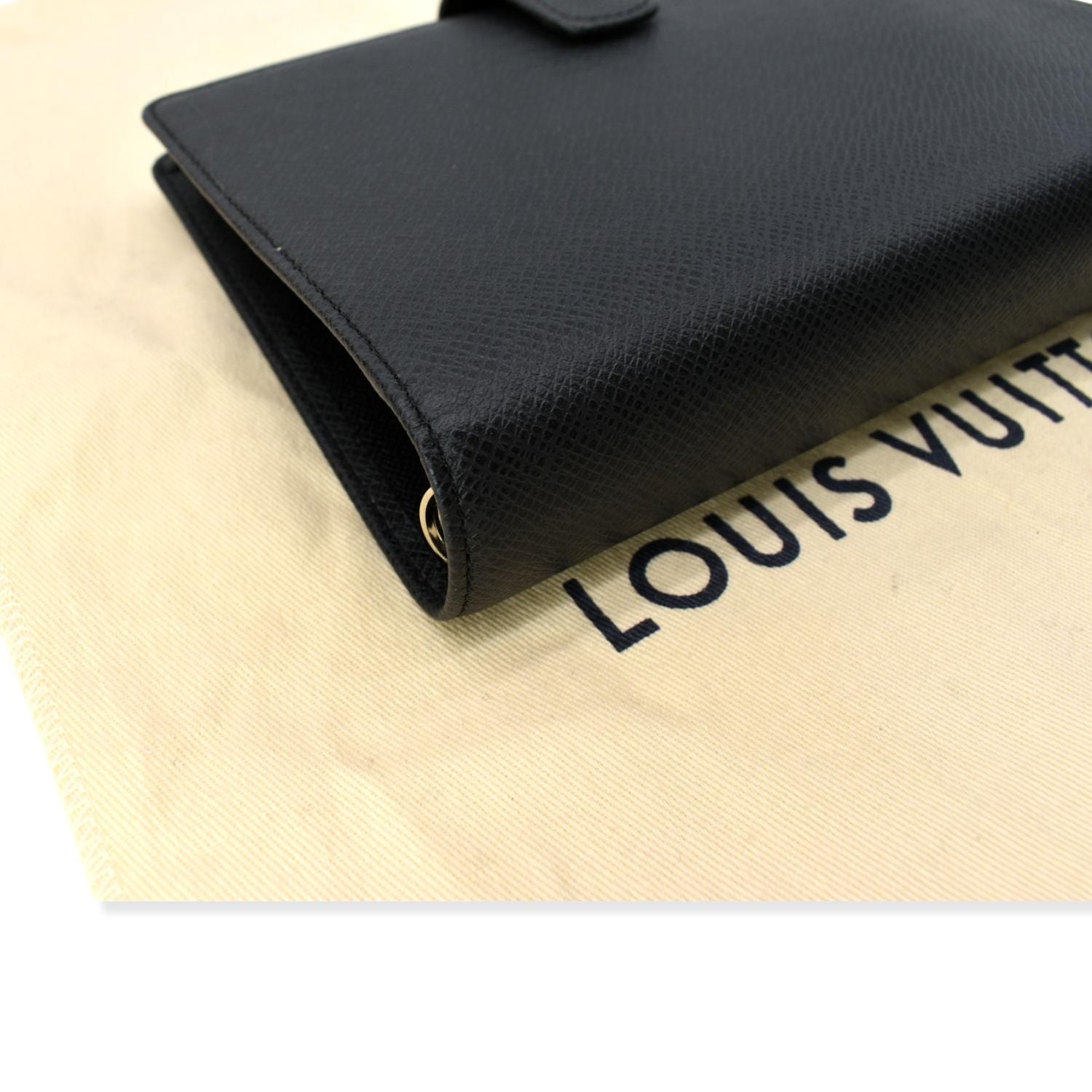 Large Ring Agenda Cover Taiga Leather - Books and Stationery