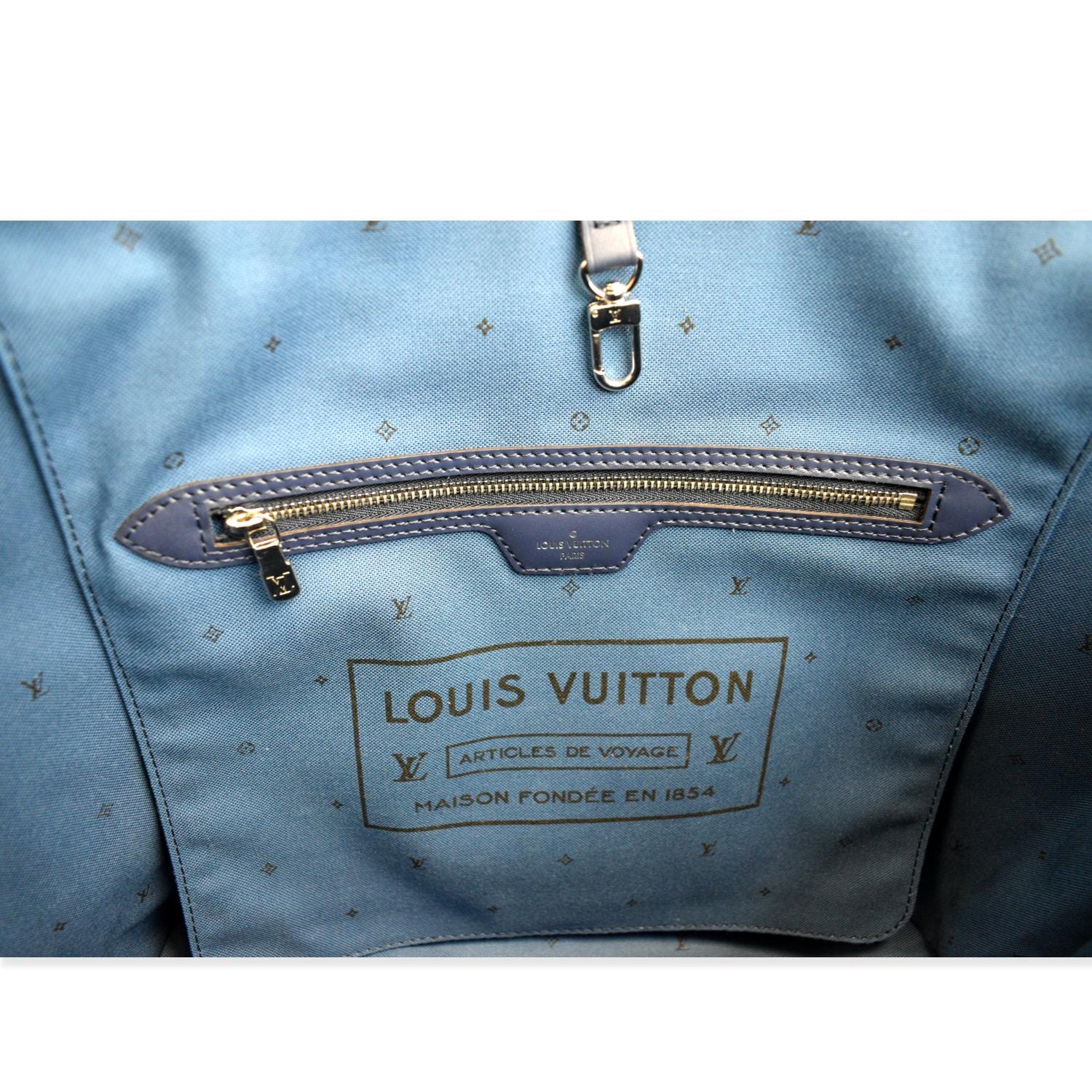 LOUIS VUITTON Monogram Escale Neverfull MM Blue 509174