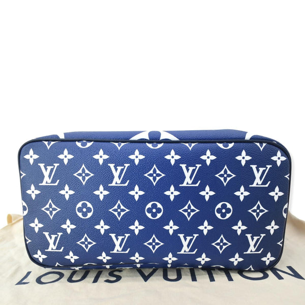LOUIS VUITTON Neverfull LV Escale MM Monogram Shoulder Bag Blue