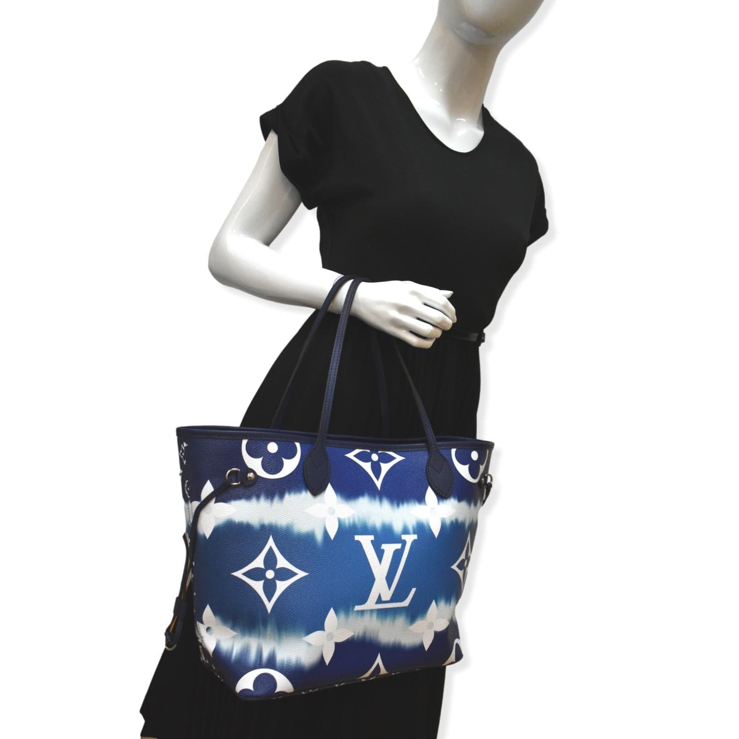 Louis Vuitton Neverfull LV Escale mm Monogram Canvas Shoulder Bag mulitcolor