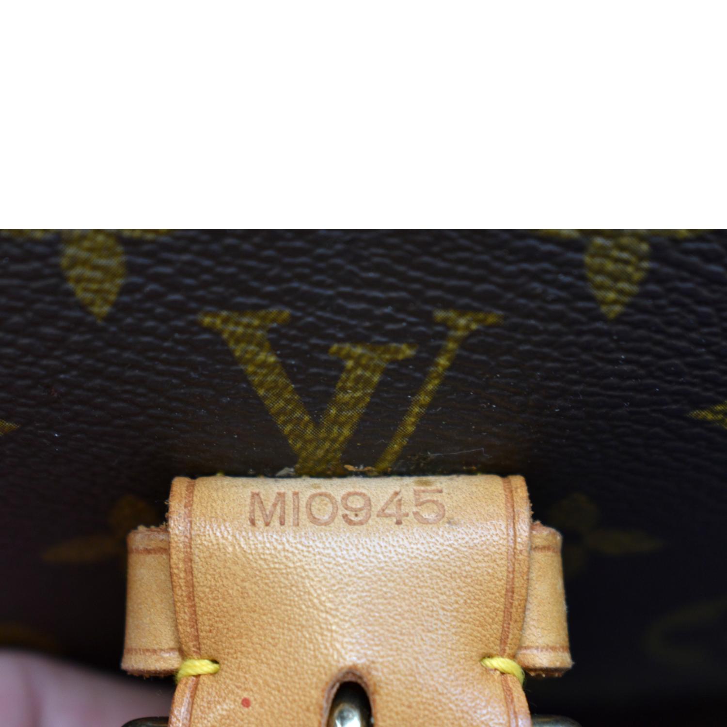 Louis Vuitton Beverly GM Monogram Canvas Briefcase Crossbody Bag Brown