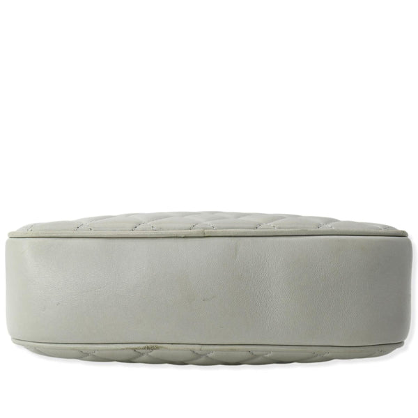 CHANEL Misia CC Lambskin Chain Camera Shoulder Bag White