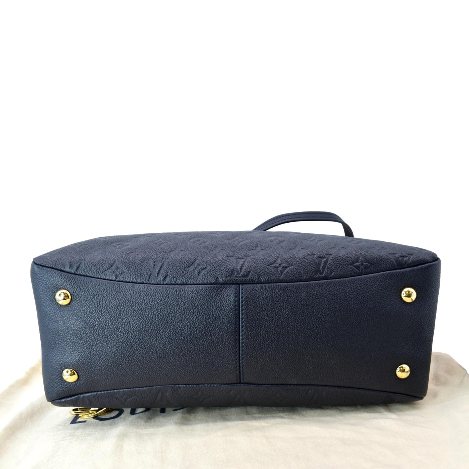 Louis Vuitton Bleu Infini Monogram Empreinte Leather Ponthieu PM Bag at  1stDibs