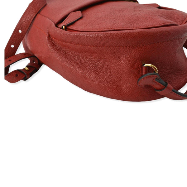 Louis Vuitton Sorbonne Backpack Monogram Empreinte Leather Red