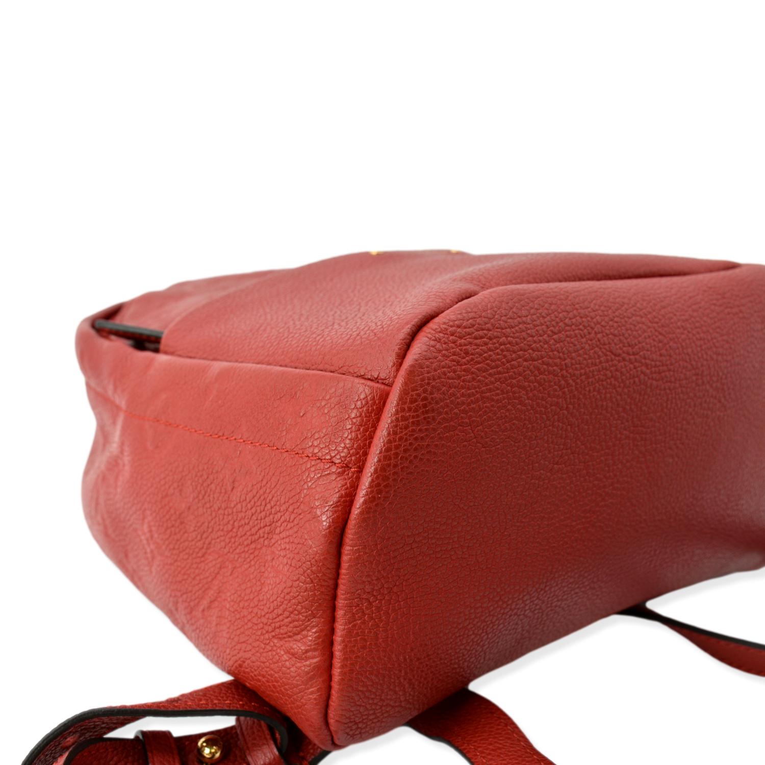 Red Louis Vuitton Monogram Empreinte Sorbonne Backpack – Designer