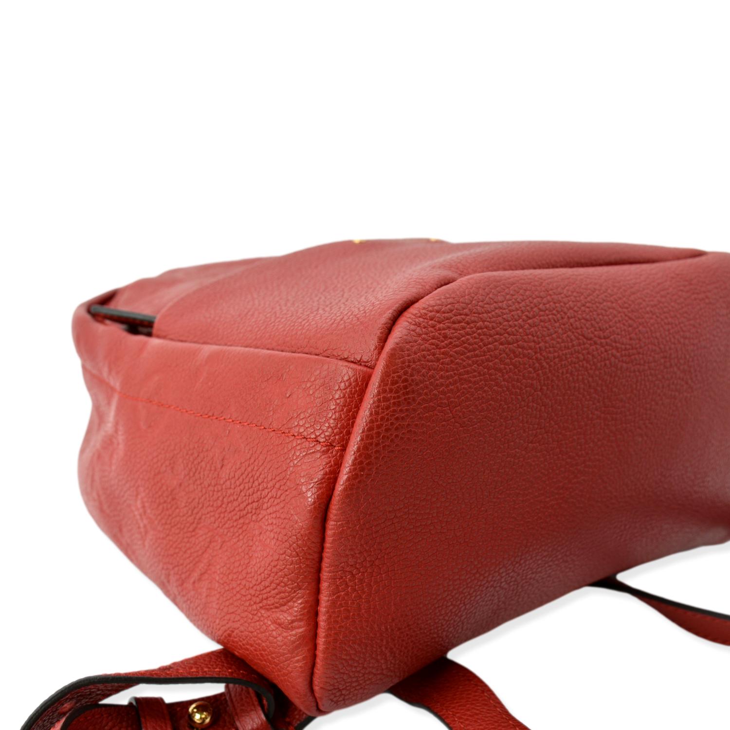 louis vuitton backpack red inside Monogram Palm Springs Mini LOUIS VUITTON Sorbonne Monogram Empreinte