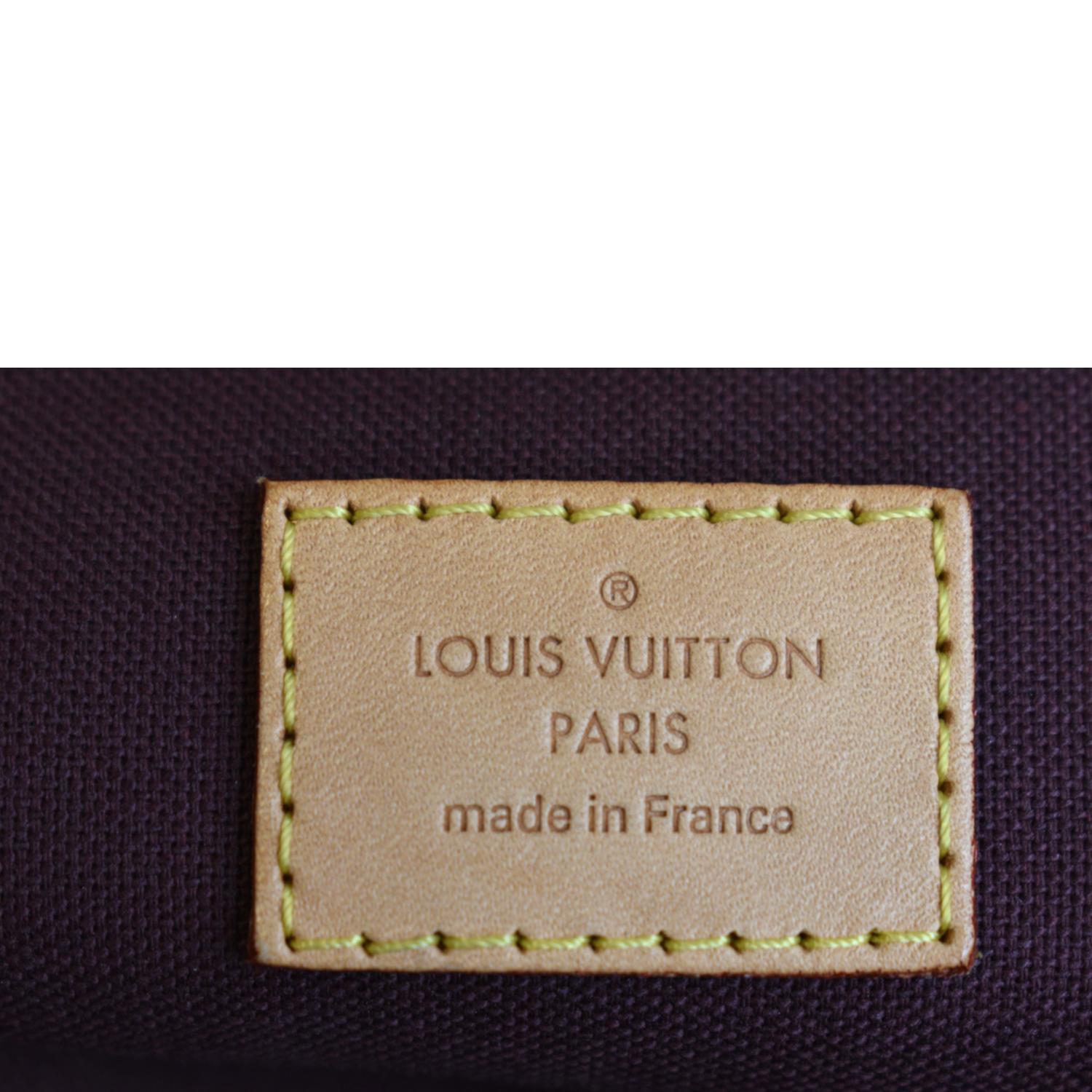 Authentic Louis Vuitton Berri Tote PM Brown Monogram Canvas