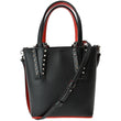 CHRISTIAN LOUBOUTIN Cabata Mini Leather Tote Bag Black