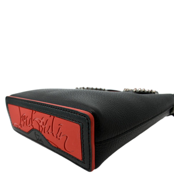 CHRISTIAN LOUBOUTIN Cabata Mini Leather Tote Bag Black