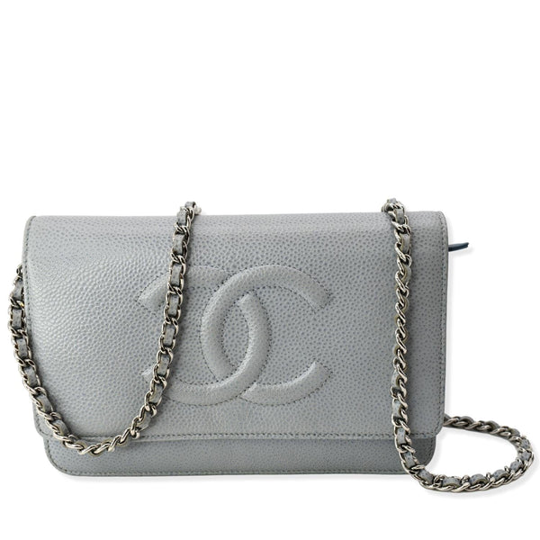 Chanel 2022 Denim Quilted 19 Wallet On Chain WOC Crossbody Bag For Sale at  1stDibs
