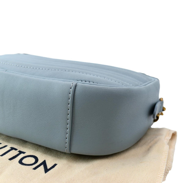LOUIS VUITTON New Wave Quilted Leather Camera Bag Light Blue