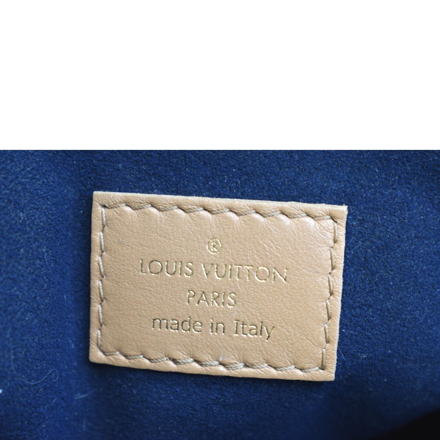 Louis Vuitton Camel Monogram Embossed Puffy Lambskin Coussin PM For Sale at  1stDibs