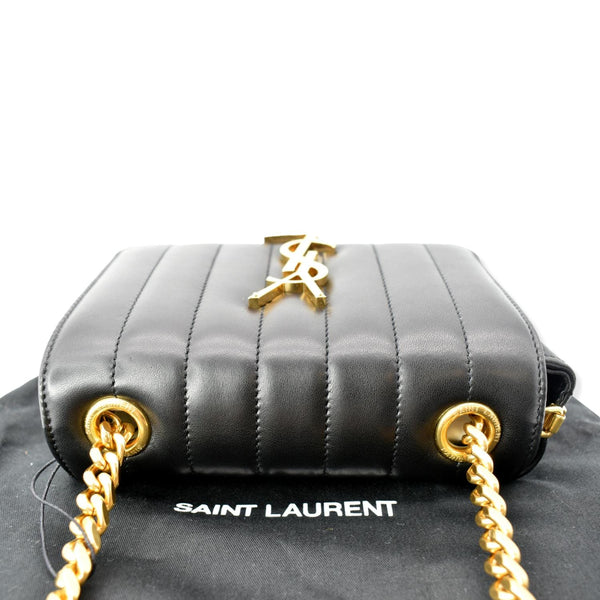 YVES SAINT LAURENT Vicky Small Monogram Leather Chain