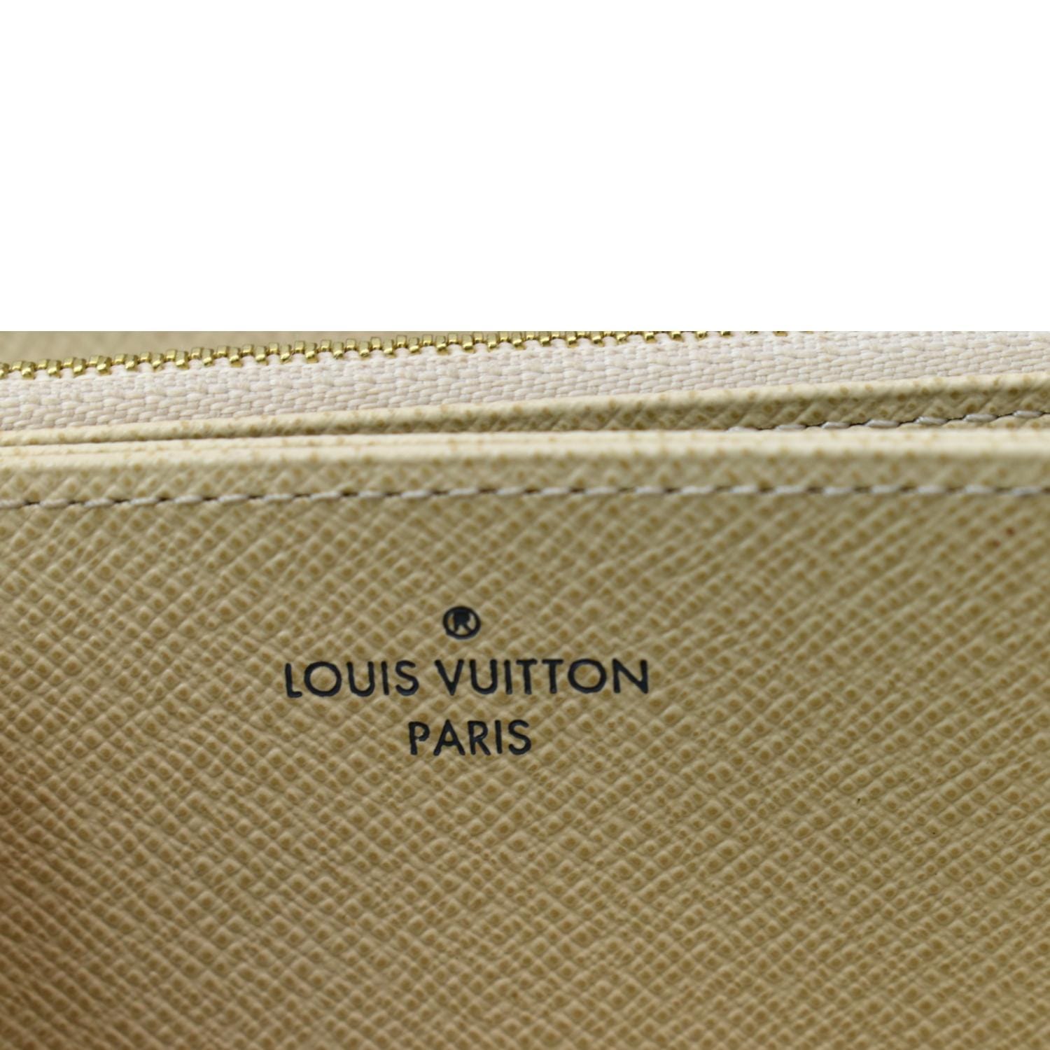 Louis Vuitton Zippy Wallet Damier Azur Canvas White Cloth ref.1049834 -  Joli Closet