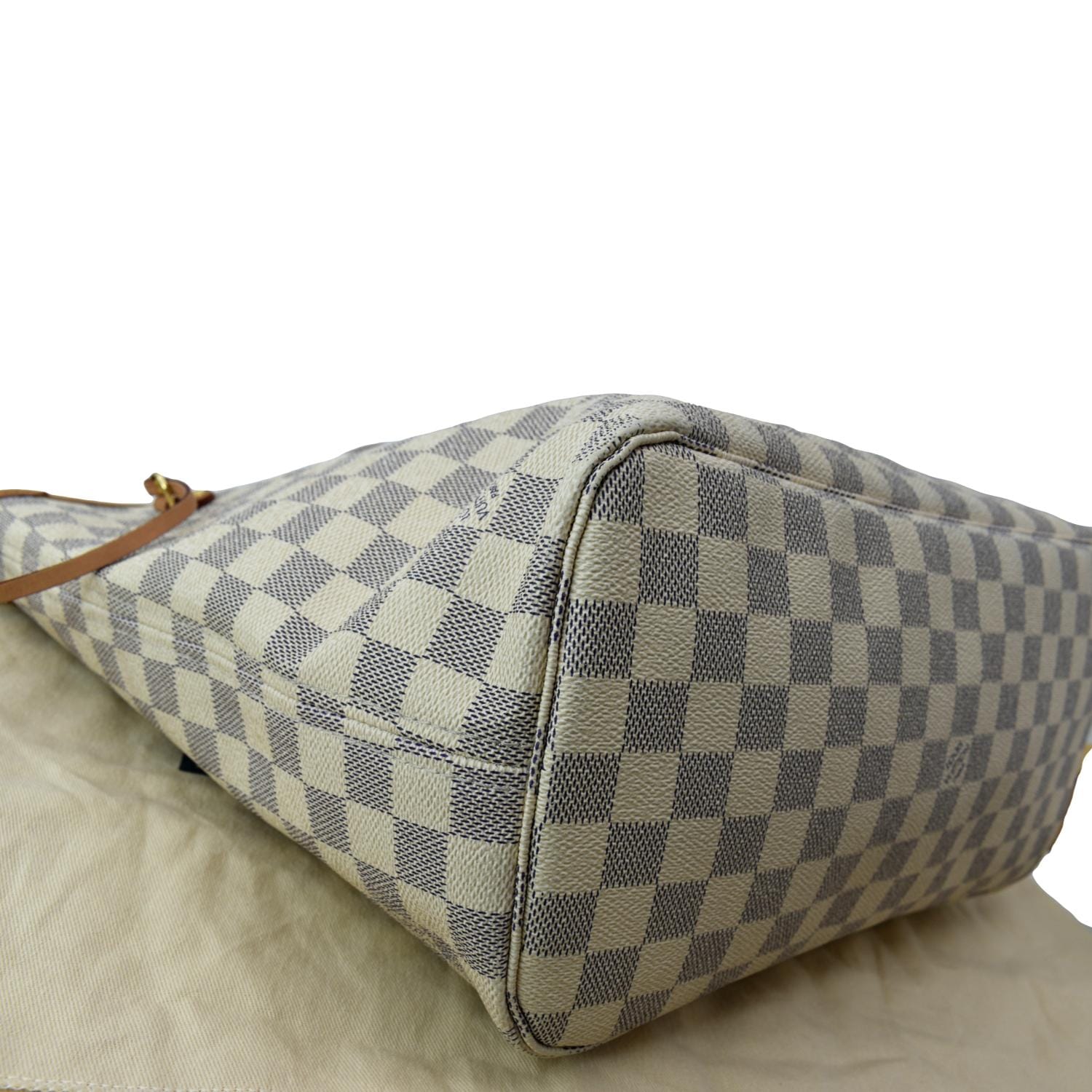 Louis Vuitton Neverfull White Checkered