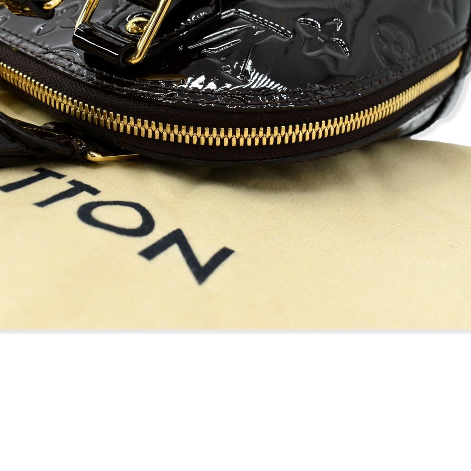 PRELOVED Louis Vuitton Amarante Vernis Alma BB Crossbody Bag