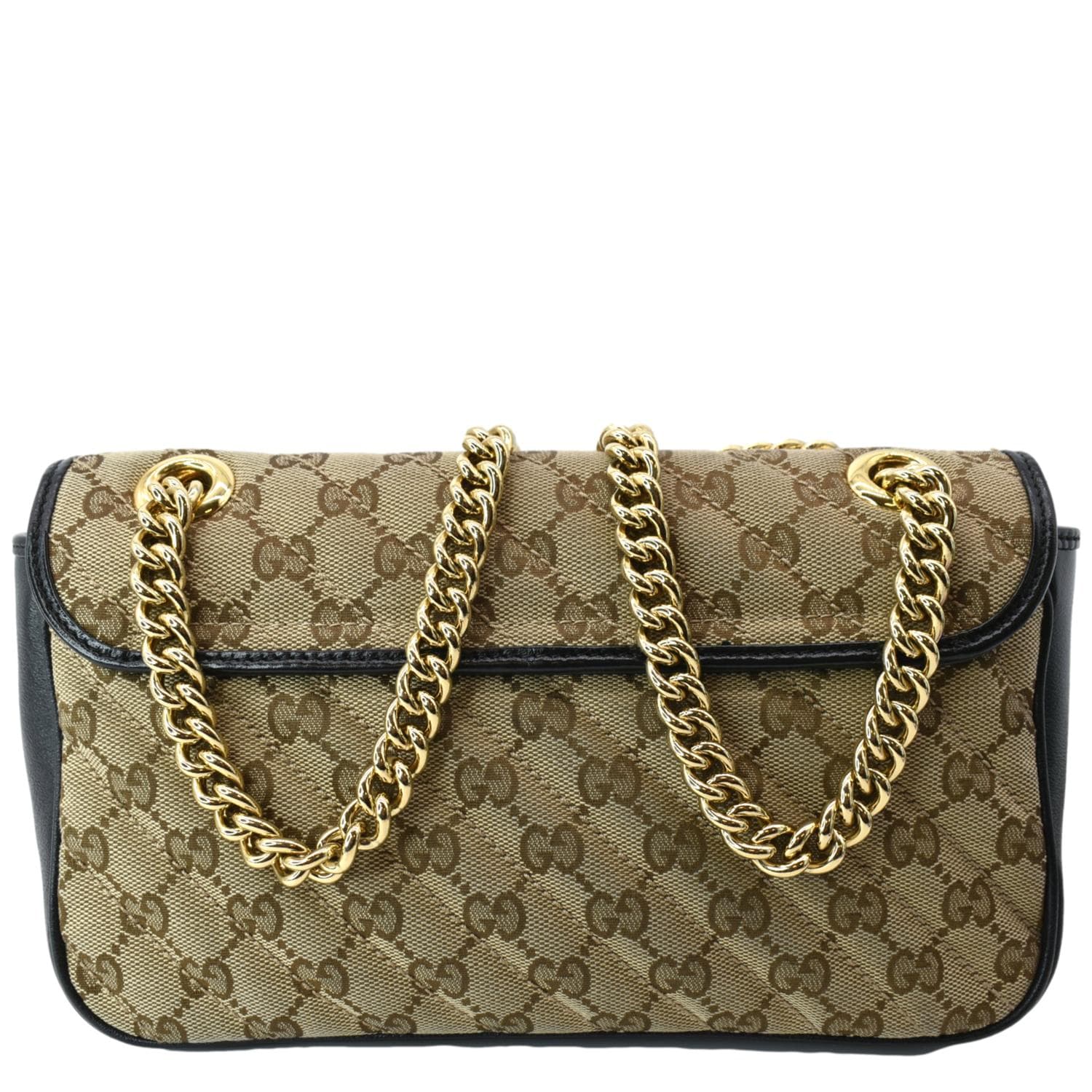 GG Marmont Small Shoulder Bag in Black - Gucci