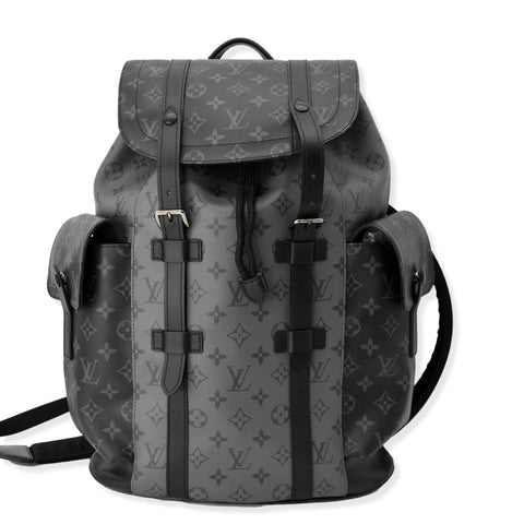 LOUIS VUITTON Christopher PM Reverse Monogram Eclipse Backpack Bag Black - Hot Deals