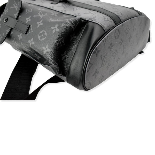 LOUIS VUITTON Christopher PM Reverse Monogram Eclipse Backpack Bag Blalouis vuitton cannes handbag in reverso monogram canvas and black leather
