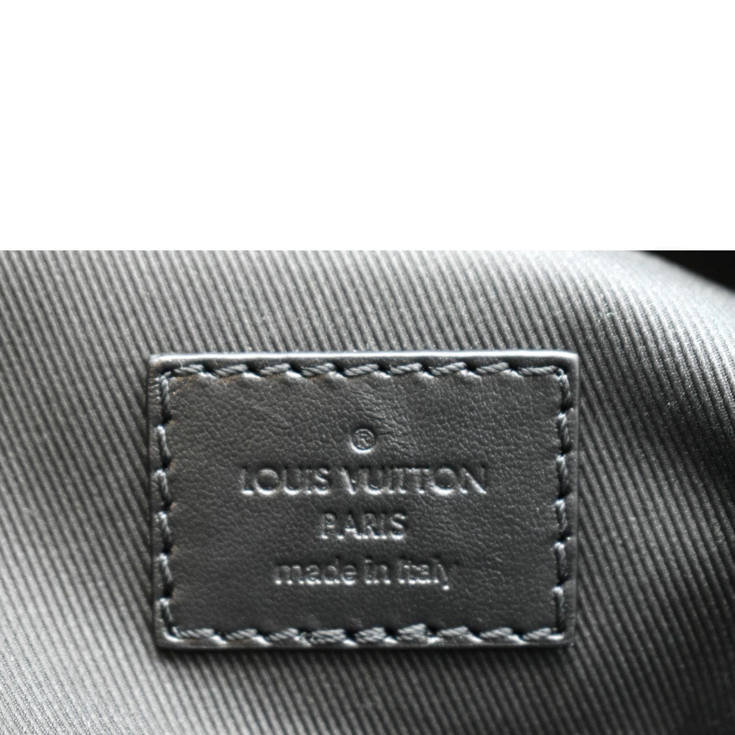 Louis Vuitton Monogram Macassar & Blue Leather Dean Backpack