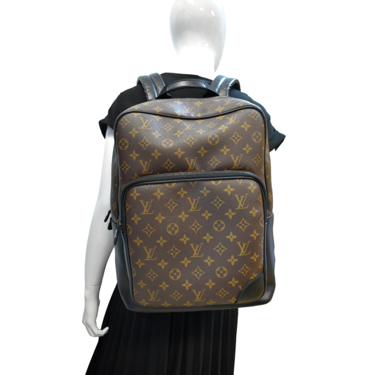 Louis Vuitton Dean Monogram Macassar Canvas Backpack Bag Louis Vuitton Dean Monogram Macassar Canvas Backpack Bag