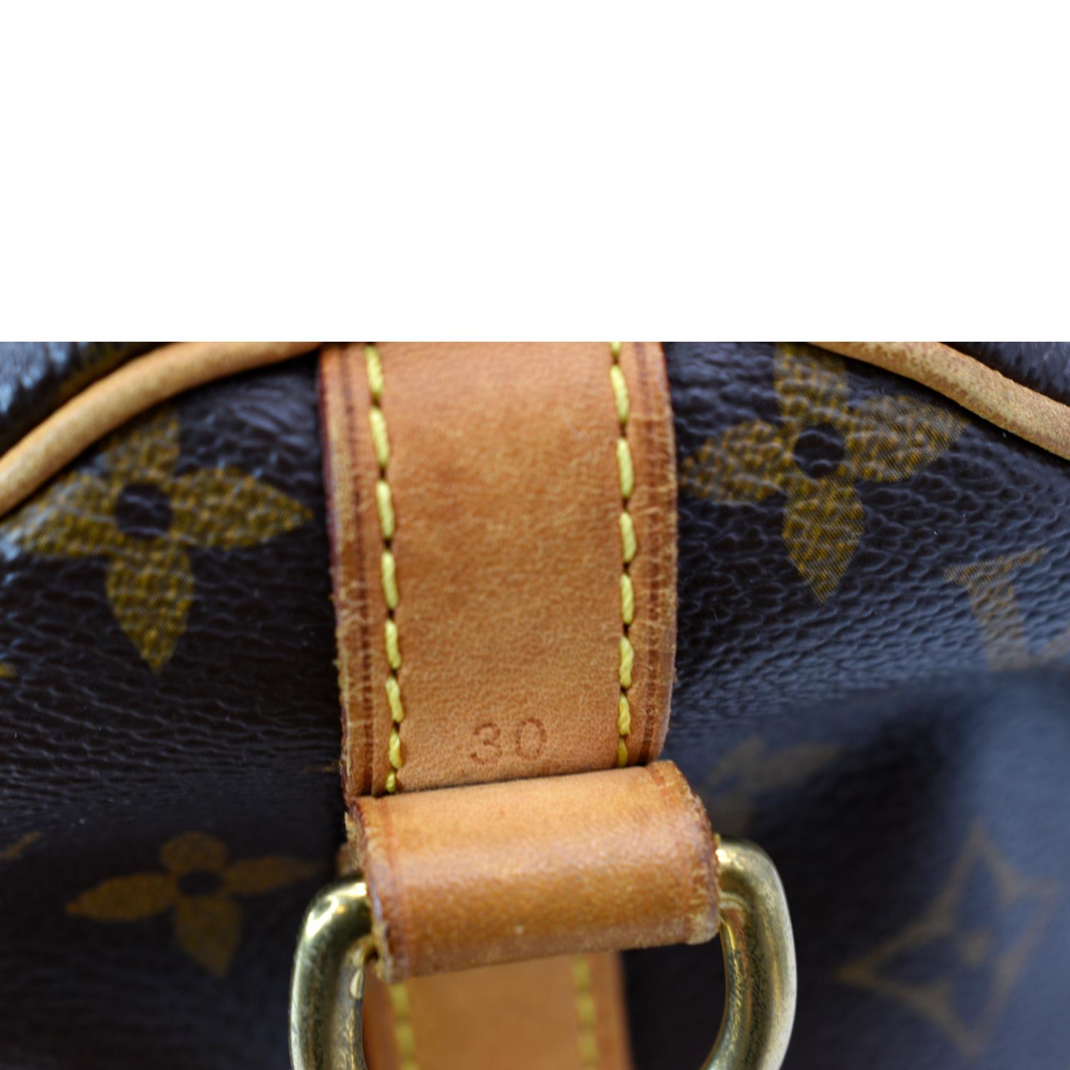 Louis Vuitton Classic Monogram Speedy 30 Bandouliere Bag