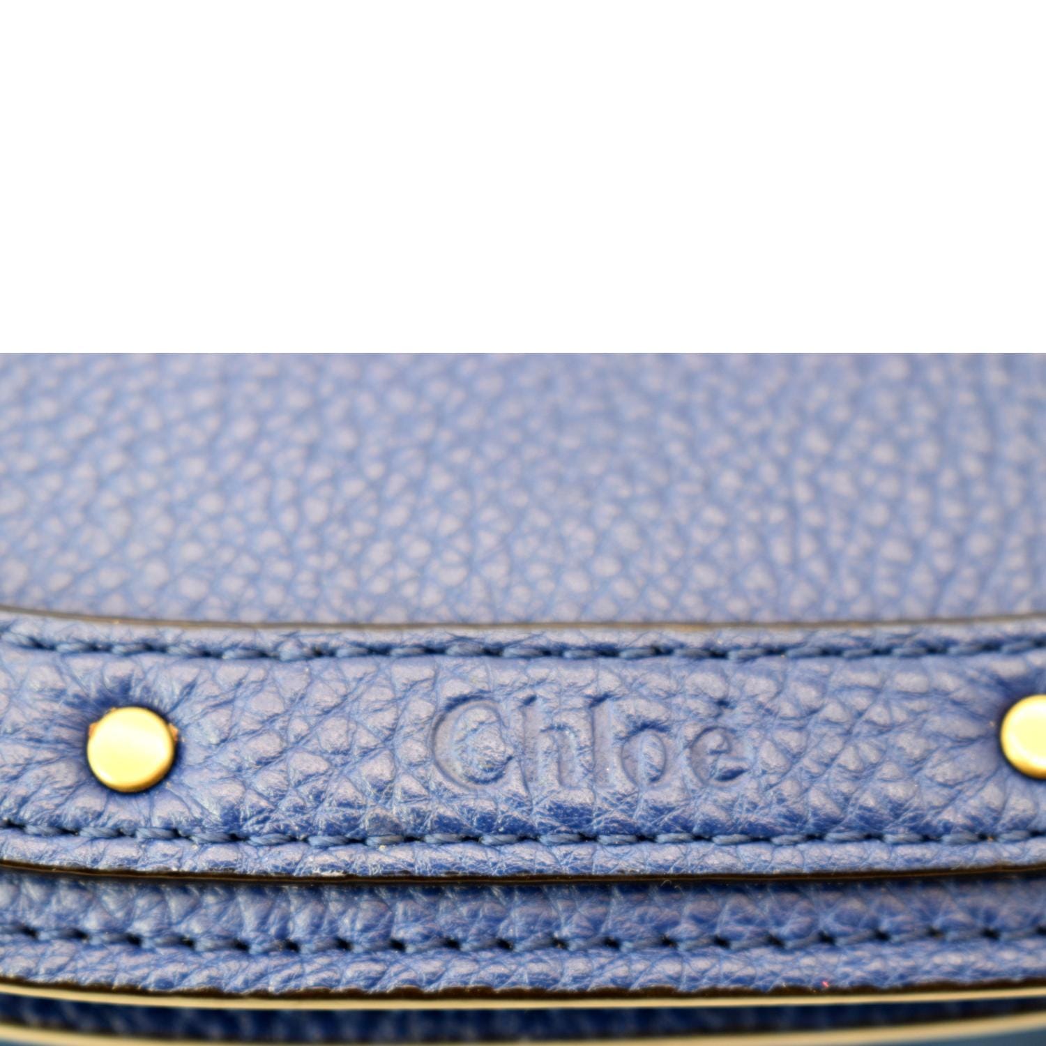 Chloé - Authenticated Bracelet Nile Handbag - Patent Leather Blue Plain for Women, Never Worn