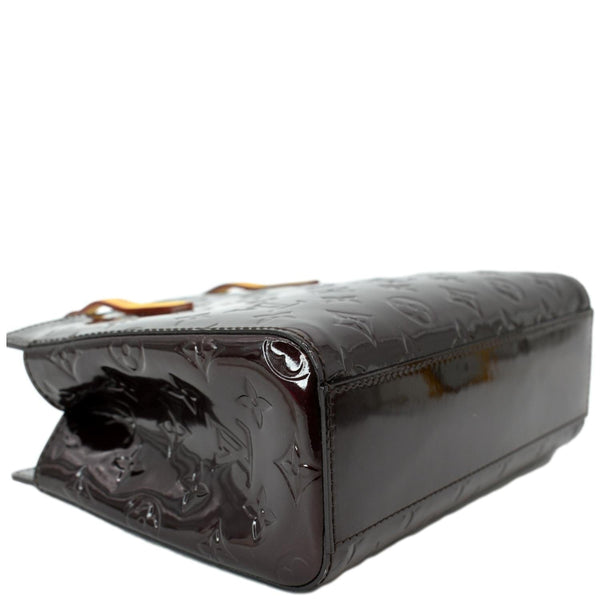 LOUIS VUITTON Catalina Vernis Leather Satchel Bag Amarante