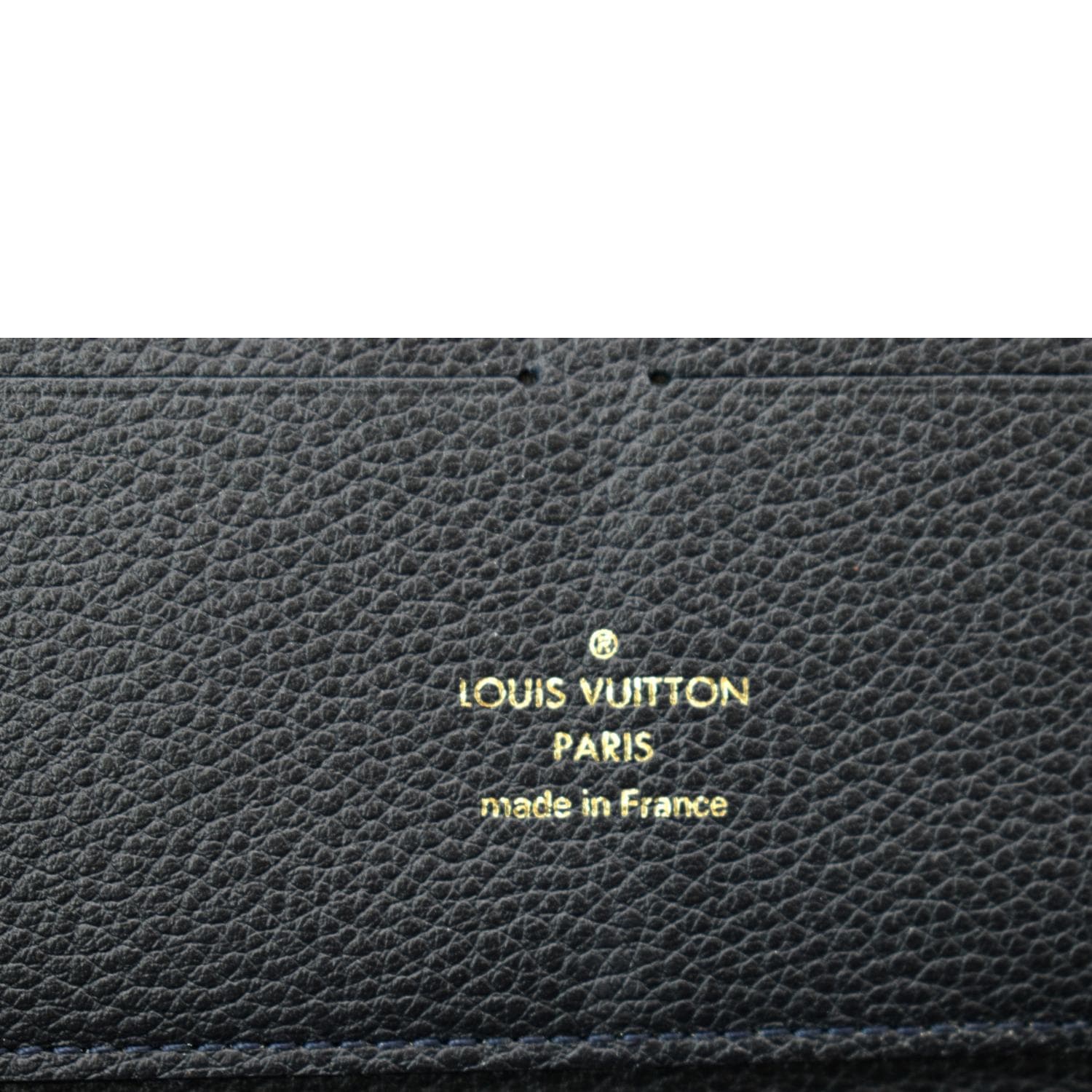 LOUIS VUITTON Empreinte Zippy Wallet Black 1278251
