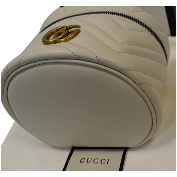 Gucci GG Marmont Matelasse round shape Cosmetic Case