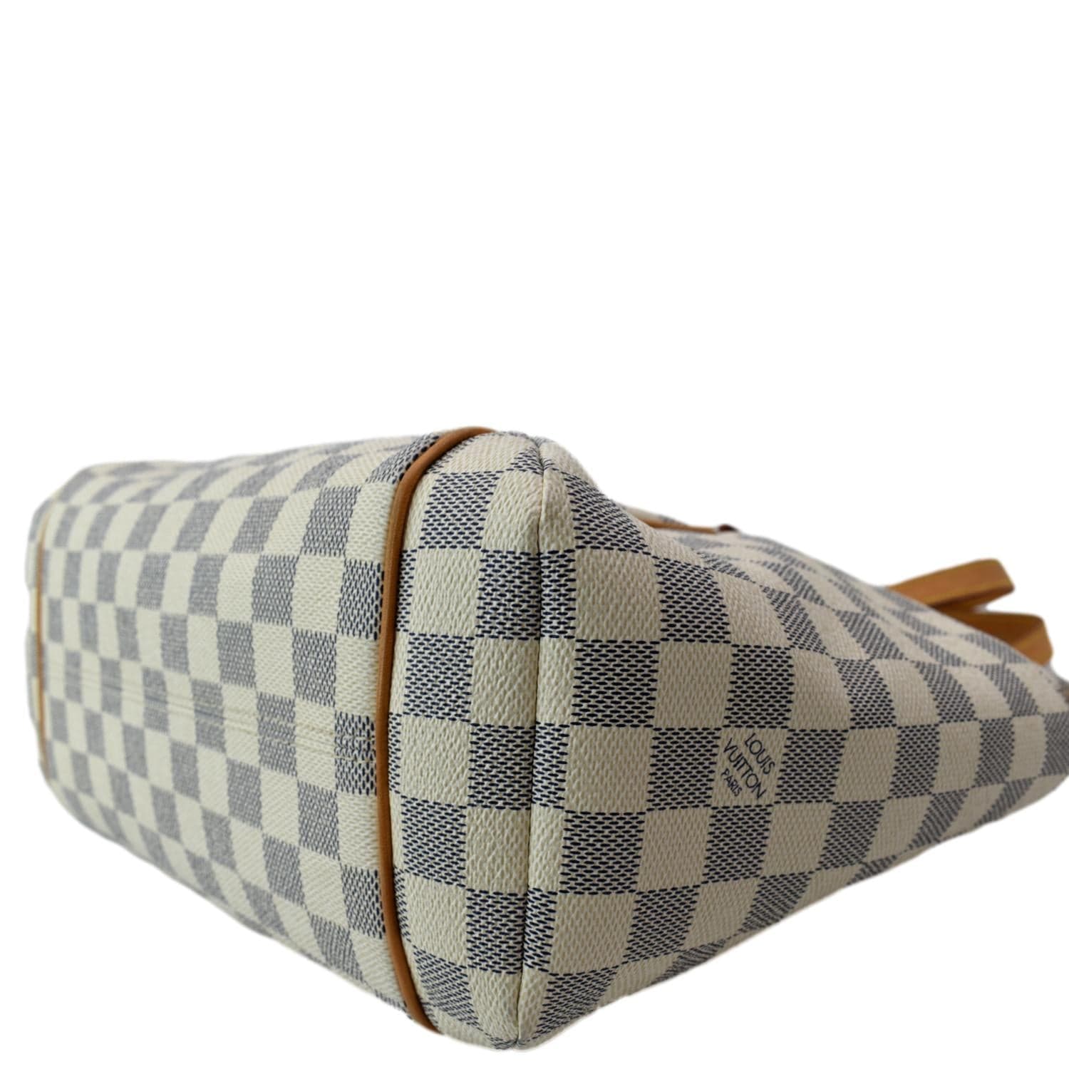 LOUIS VUITTON Totally PM Damier Azur Shoulder Bag White