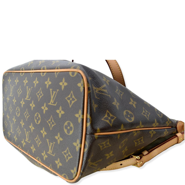 LOUIS VUITTON Palermo PM Monogram Canvas Shoulder Bag Brown