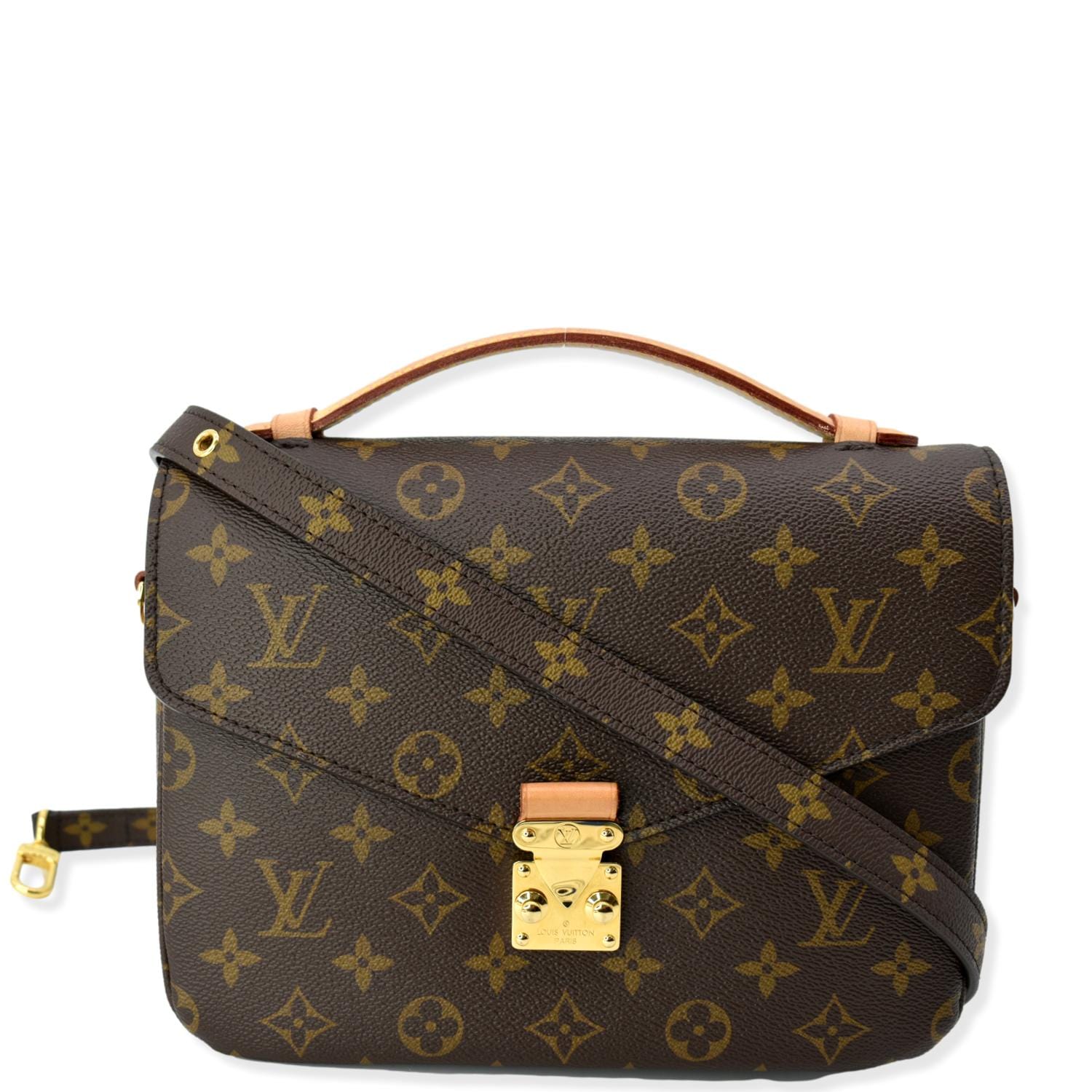 LOUIS VUITTON  Metis Pochette Monogram Canvas Crossbody Bag Brown