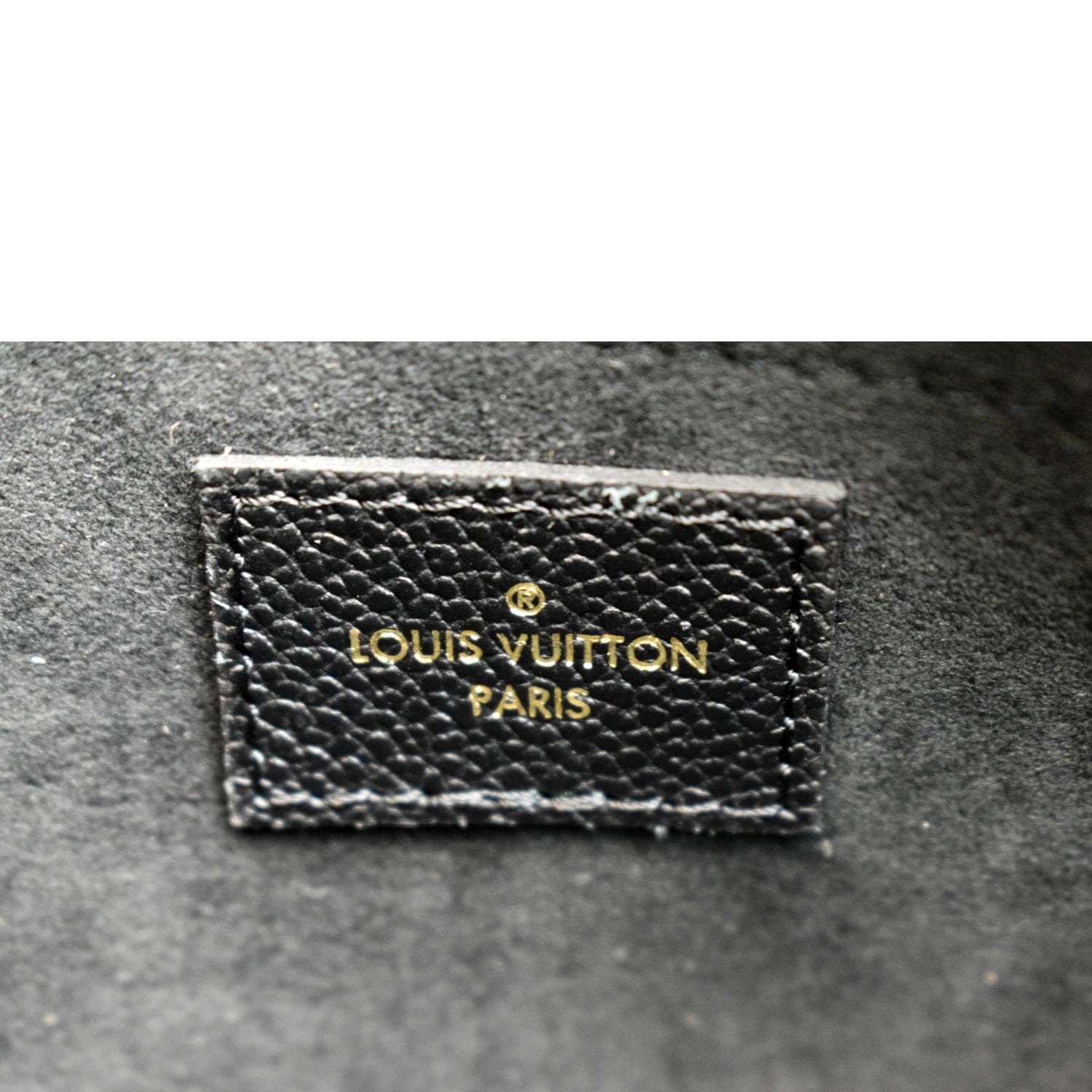 LOUIS VUITTON Empreinte Monogram Giant Multi Pochette Accessories Black  Beige 1282907