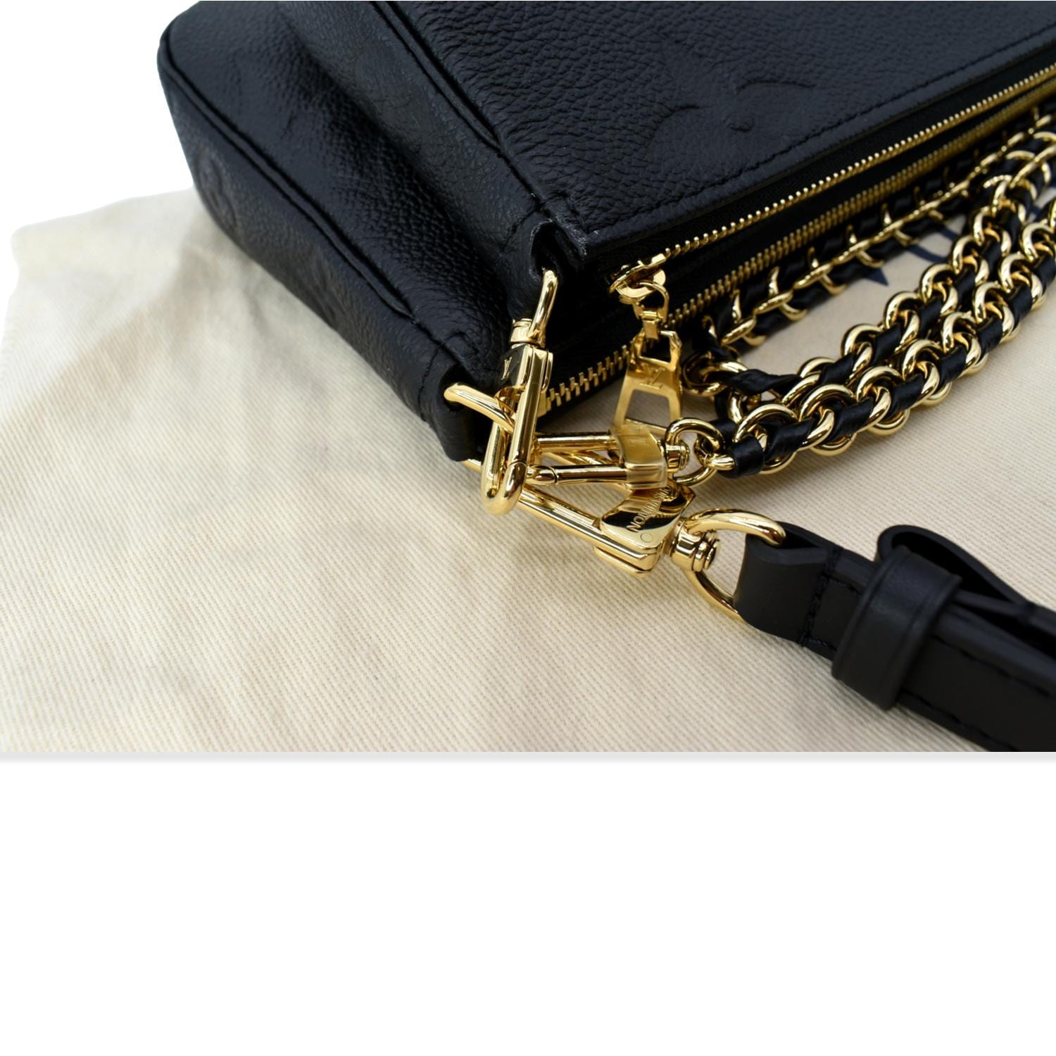 Black Monogram and Brown Leopard Empreinte Leather Multi Pochette Gold  Hardware, 2021
