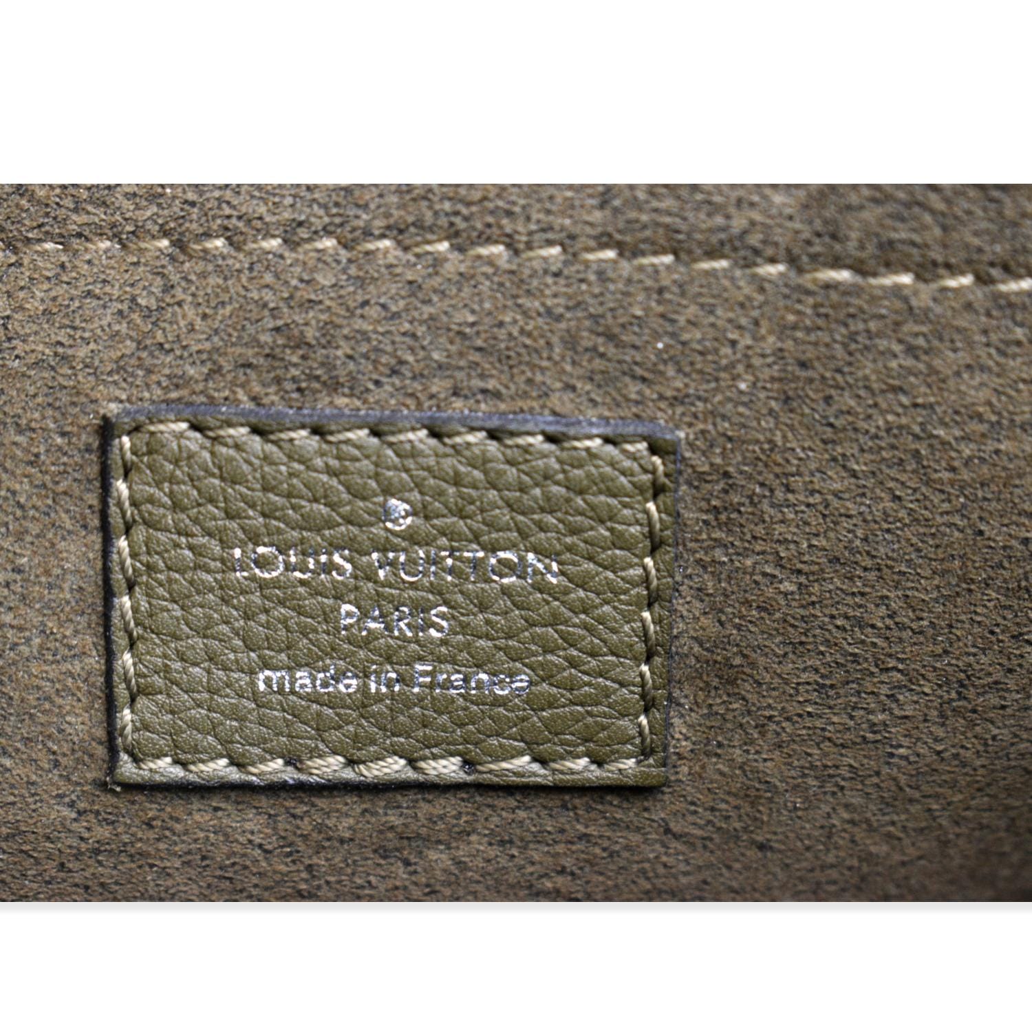 LOUIS VUITTON Mylockme Chain Calf Leather Chain Shoulder Bag Green - N