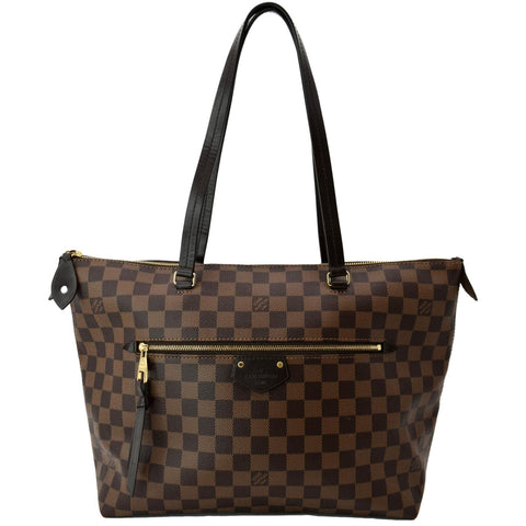 LOUIS VUITTON Iena MM Damier Ebene Shoulder Bag Brown