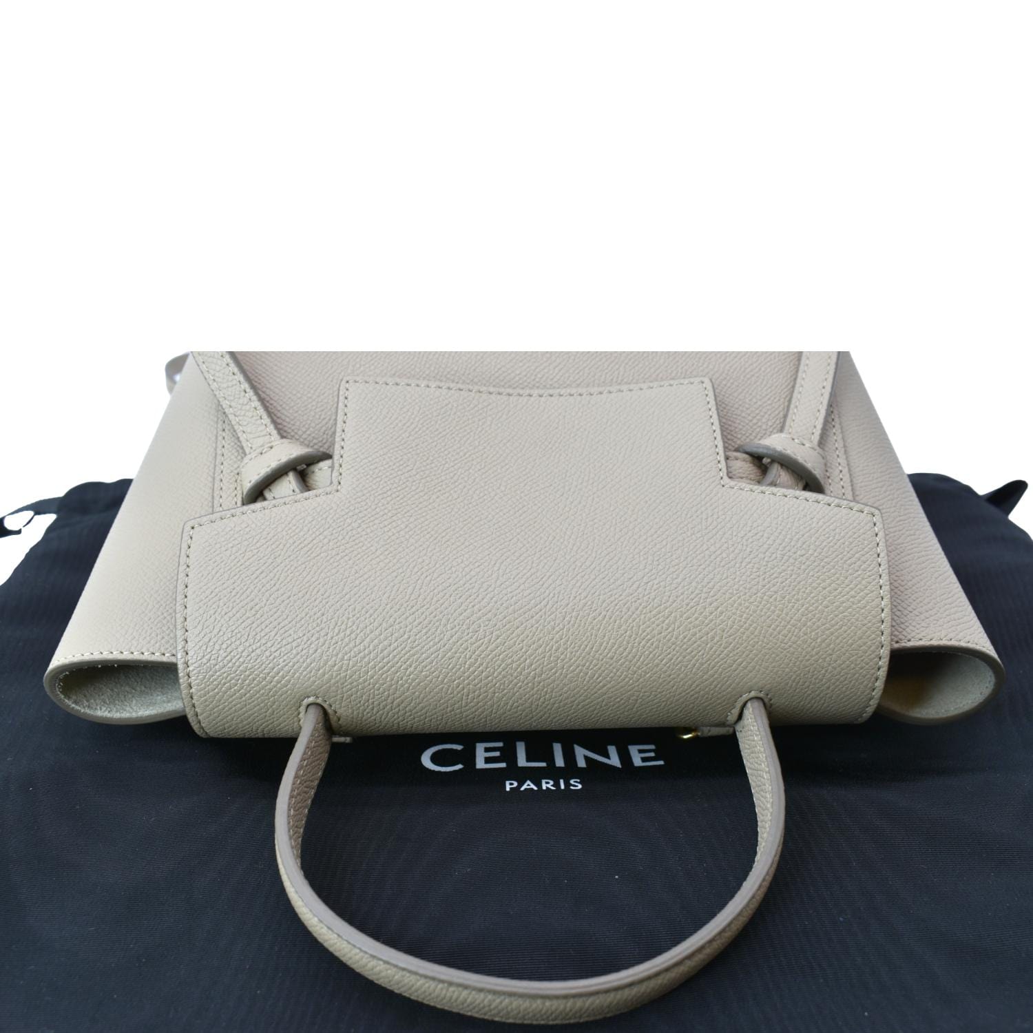 Celine Mini Belt Bag Light Taupe Grained Calfskin Gold Hardware