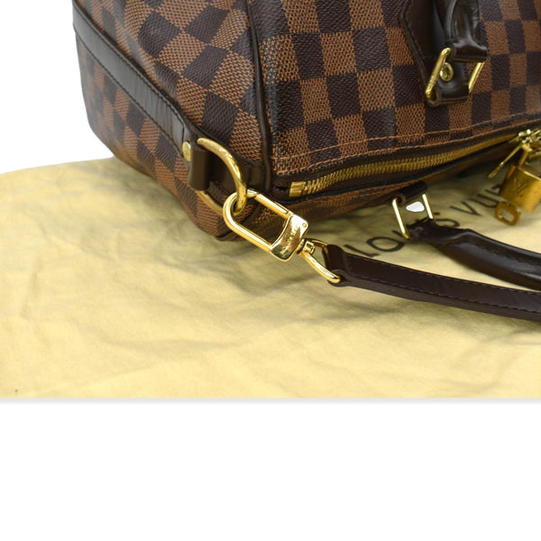 LOUIS VUITTON  Speedy 30 Bandouliere Damier Ebene Satchel Bag Brown - Hot Deals